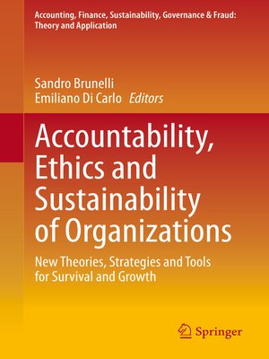 cover image of Accountability, Ethics and Sustainability of Organizations